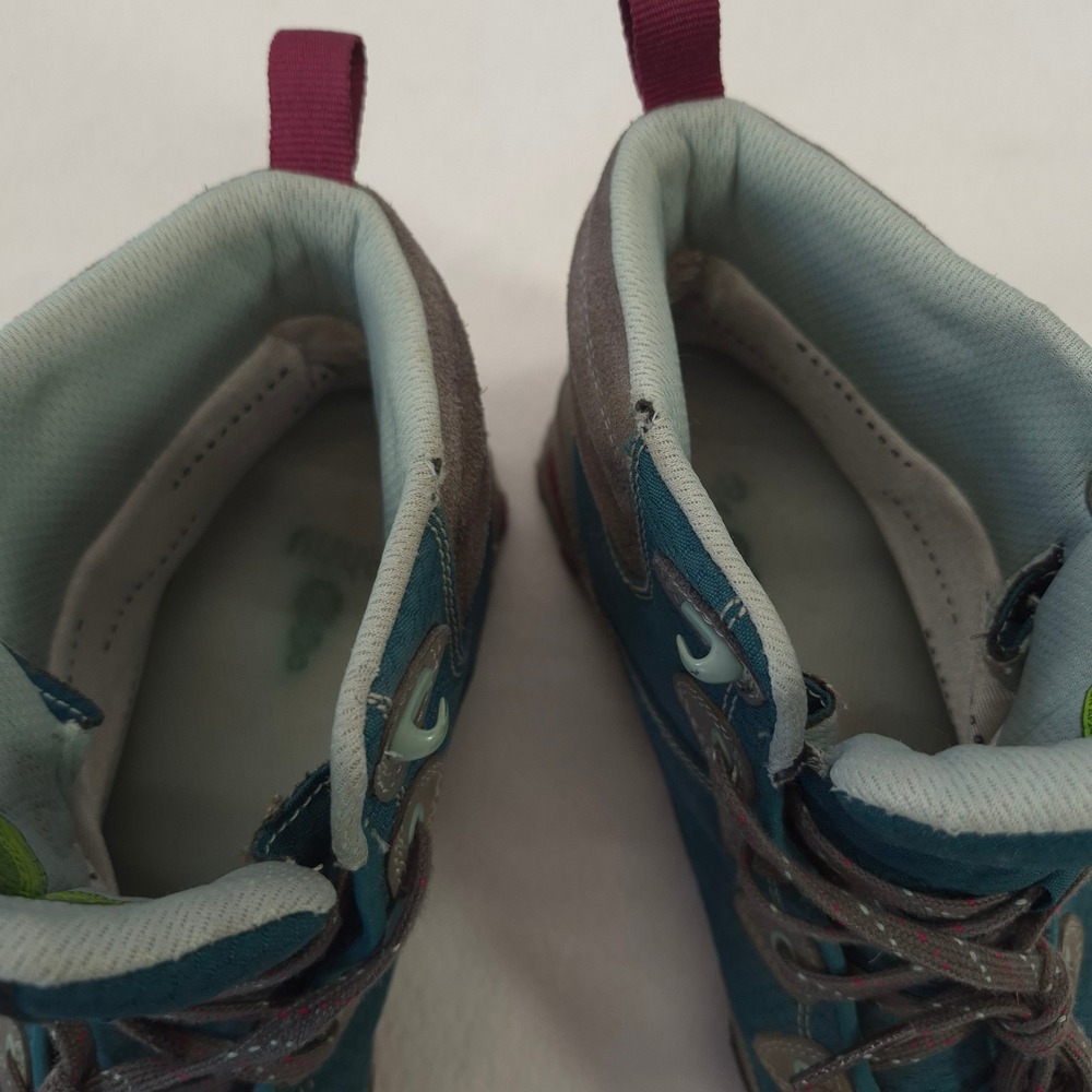 Ahnu Sugarpine Hiking Boots Blue Teal Sz 9.5 Waterproof Vibram Gorpcore Outdoor - Picture 10 of 12